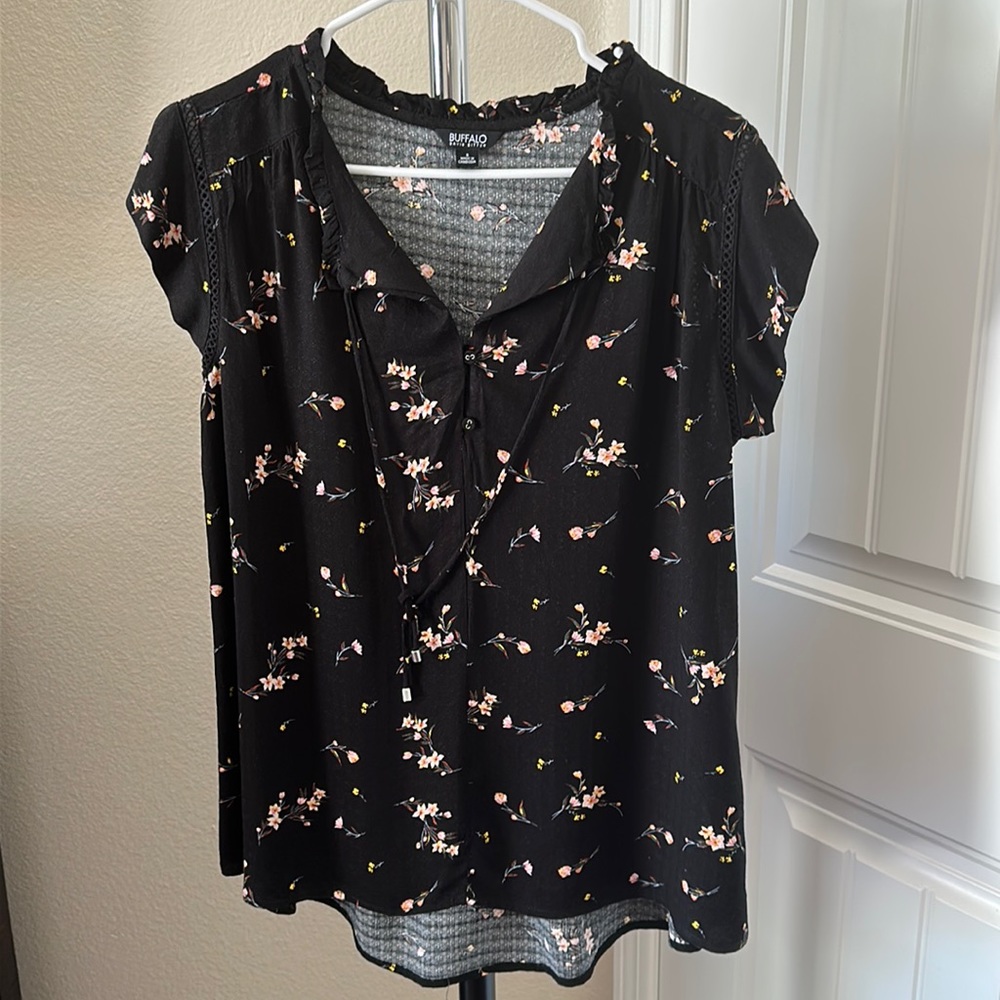 Brand is David Bitton, Buffalo.  New without tags.  Never worn.  Size small.